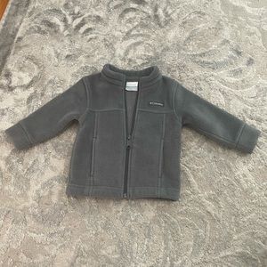 Gray 12m-18m Columbia fleece jacket